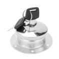 thumbnail image 3 of Tank Fuel Gas Cap, Generator Tank Fuel Gas Cover Stainless Steel Round Shape  for Generator Set Replacement Part, 3 of 7