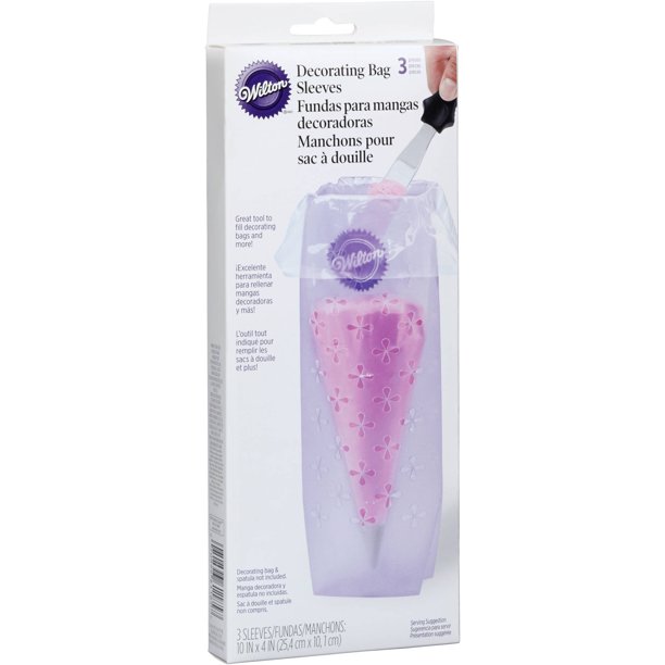 Wilton Decorating Bag Sleeves, Plastic 3 ct. 4171185