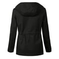 thumbnail image 4 of MixMatchy Women's Casual Safari Military Anorak Utility Hoodie Zip-Up Jacket, 4 of 4