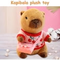 thumbnail image 4 of Peluche Conejillo de Indias acuático, Simulación Carpincho Juguetes, Peluche de Capibara con 8 atuendos y Accesorios, Juguetes de Peluche para disfrazar, Adecuado para Regalar, 4 of 5