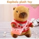 thumbnail image 4 of Peluche Conejillo de Indias acuático, Simulación Carpincho Juguetes, Peluche de Capibara con 8 atuendos y Accesorios, Juguetes de Peluche para disfrazar, Adecuado para Regalar, 4 of 5