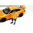 thumbnail image 3 of Car Meet 1 Figure II, Yellow and Black - American Diorama 76278 - 1/18 scale Figurine - Diorama Accessory, 3 of 5