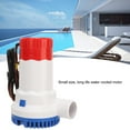 thumbnail image 4 of Automatic Bilge Pump, 12V/24V 1500GPH Submersible Boat Bilge Water Pump, Low Noise Small Marine Electric Bilge Pump with Filter Unit for RV, Pool, Pond, , Boat,, 4 of 8