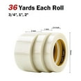 thumbnail image 7 of LLPT Filament Strapping Tape Fiberglass Mesh Reinforced 1" x 36 Yards Each 6.2 Mil 2 Pack Heavy Duty Packing Tape for Mailing Shipping Boxes Bundling (TGT2533TT02), 7 of 7