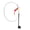 Red, variant on Suodoka Cat Wand Feather Toy Interactive Fun Handheld Teaser with Strong Suction Cup for Indoor Cats & Kittens, 2-in-1 Flexible Wire Bird Catcher, Red (29.5 inches / 75 cm)