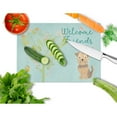 thumbnail image 2 of Caroline's Treasures Welcome Friends Yorkie Natural Ears Glass Cutting Board Large, 2 of 2