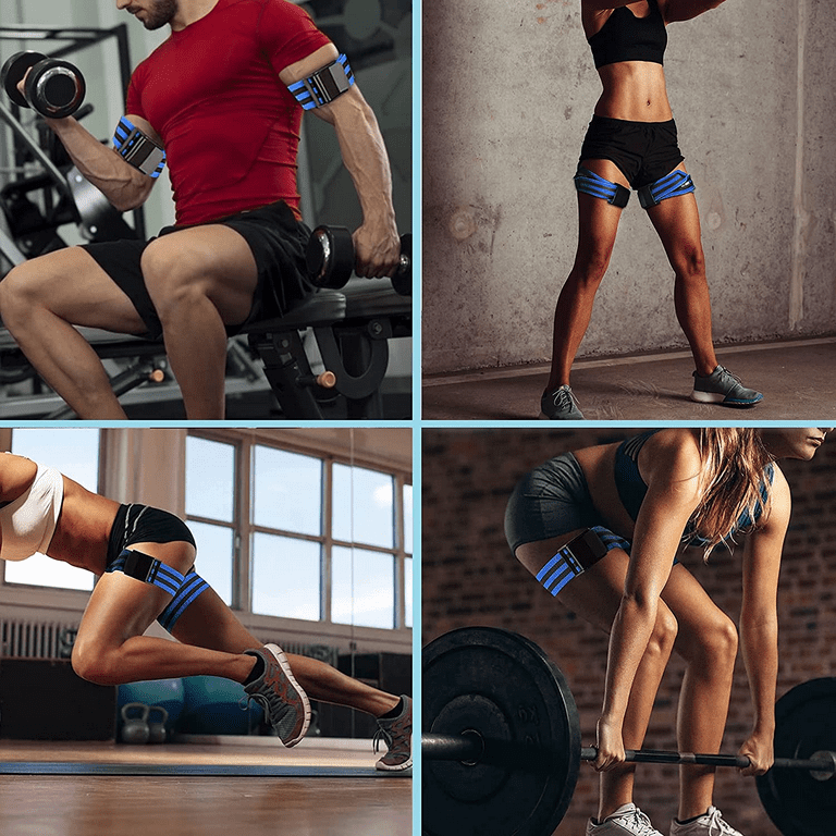 2x BFR Bands Blood Flow Restriction Bands for Women Glutes Hip Building Squat