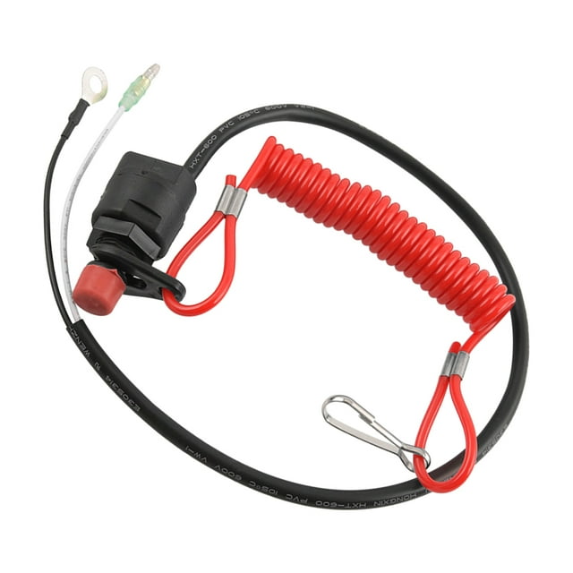 Sidaley Llaves de interruptor ABS fáciles de instalar con cordón: piezas marinas confiables para el control del motor Vehículos, repuestos y accesorios Mis