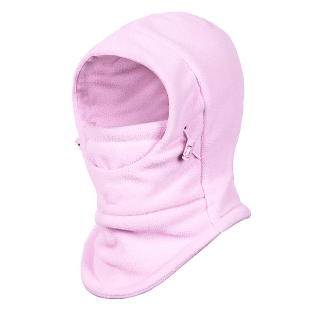 Gorra de ciclismo Niños Hood Ski Face Mask Neck Warmer Sombrero de lana de invierno para niños y niñas 1 1