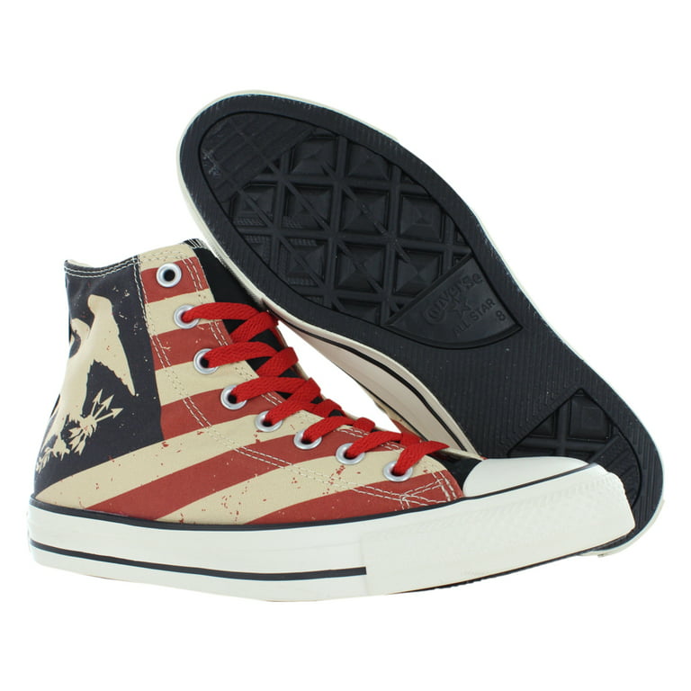 Tilskynde generation Menstruation Converse Chuck Taylor All Star Hi Men's Sneakers Shoes American Flag -  Walmart.com