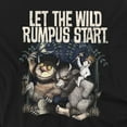 thumbnail image 2 of Where The Wild Things are Wild Rumpus Women's T Shirt (Medium) Black, 2 of 6