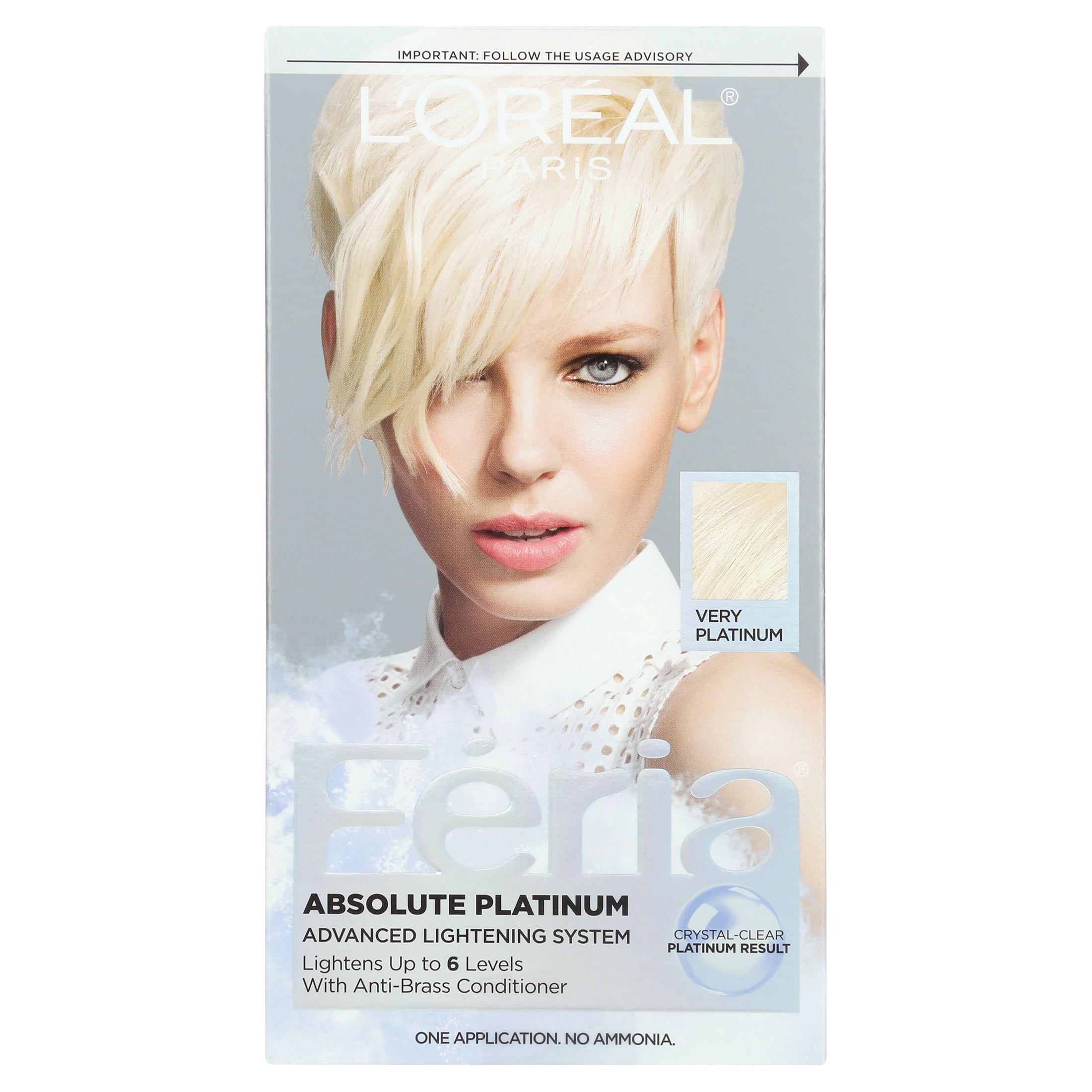 L'Oreal Paris Feria Permanent Hair Color, Very Platinum L'Oreal Paris Feria Permanent Hair Color, Very Platinum