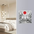 thumbnail image 4 of Yayeee Toggle Light Switch Wall Plate 2-Gang 4.56"x4.48" Decorative Outlet Cover, White Streets, 4 of 7
