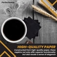 thumbnail image 4 of Perfectware - Servilletas de bebidas de 2 capas, 300 unidades, Negro, 10 x 10 cm, 4 of 8