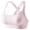 Pink, variant on Wireless Bras for Women Bras Women Yoga Solid Sleeveless Cold Shoulder Casual Tanks Blouse intimates Pink S