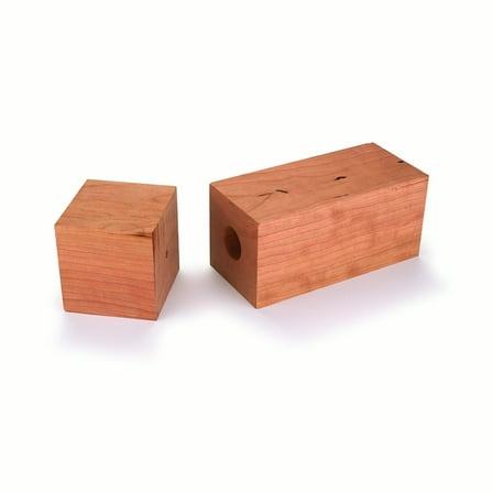 Woodcraft Pre-Drilled Cherry Pepper Mill Blank 3" X 3" X 9" 1-Piece