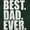 Forest Green, variant on Cool Father's Day Best Dad Ever Men's Big & Tall Crewneck Graphic Tee Brisco Brands 2X