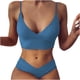 thumbnail image 1 of 23 Nuevo estilo para mujer con almohadilla para sujetador, sin acero, de secado rápido, traje de baño de bikini floral de un solo uso, traje de baño dividido para mujer, traje dividido OAVQHLG3B Store lin121212, 1 of 4