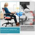 thumbnail image 4 of Florich Car Seat Cushion and Lumbar Support Pillow, Memory Foam Pillow for Tailbone Relief, Use for Office/Car/Wheel Chair, Pink, 4 of 9
