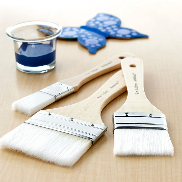 White Bristle Chip Brush - Faux Painting Training & Education
