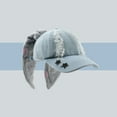 thumbnail image 2 of GDREDA Men Cap Womans Ears Cowboy Baseball Cap Hop Cap Fashionable Baseball Cap，Grey, 2 of 6