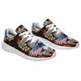 thumbnail image 6 of American Eagle Print Sneakers Lightweight Comfortable Running Shoes for Men Women White Size 8, 6 of 7