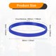 thumbnail image 3 of Uxcell 12Pcs Pulseras de Goma, Pulseras de Silicona de Color Sólido para Deporte/Ejercicio/Baloncesto Hombres Mujeres Adolescentes [Azul Oscuro], 3 of 6
