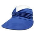 thumbnail image 2 of WEIYLL Sun Hat for Women Outdoor Sports Large Brim Empty Top Solid Color Blue Beach Caps, 2 of 5
