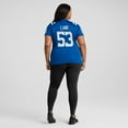 thumbnail image 7 of Women's Nike Isaiah Land  Royal Indianapolis Colts Team Game Jersey, 7 of 7