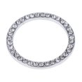 thumbnail image 1 of Miulika Car Engine Ignition Start Stop Button Crystal Diamond Decal Cover White, 1 of 9