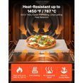 thumbnail image 3 of VEVOR Pizza Stone, 15 x 12 in Rectangular Cordierite Pizza Stone, Extra Large Baking-Stone with Scraper, 0.6 in Thick Heat-Resistant Cordierite, for Kitchen Oven, Baking Bread & Pizzas, BBQ Grilling, 3 of 9