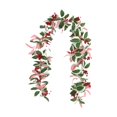 thumbnail image 3 of Lipstore 165cm Christmas Decorative Vine Rattan Garland Lifelike Rustic Artificial Plants C, 3 of 8