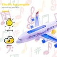 thumbnail image 5 of Avión Universal Ehuebsd Modelo de Avión Eléctrico Luz Flash Juguetes de Sonido para Niños, 5 of 5