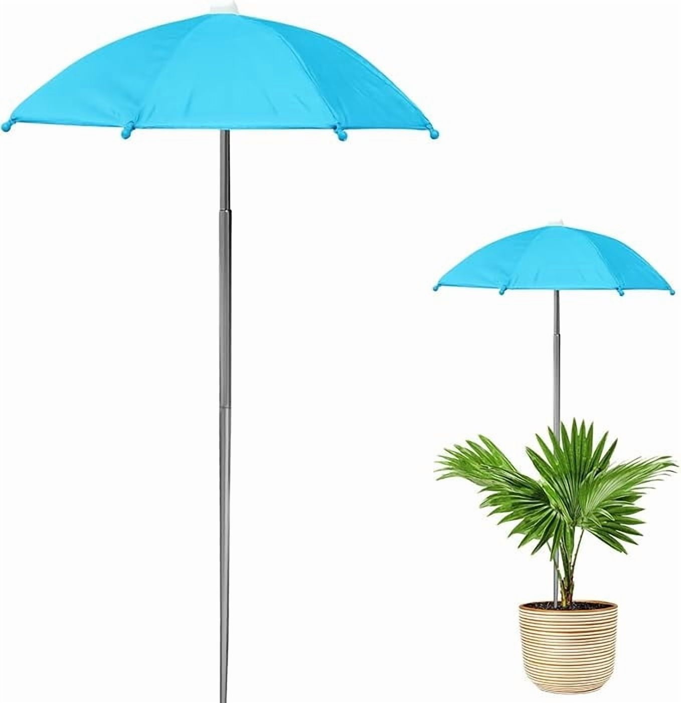 LOVIVER 3 Parapluies Jardin Structure En Acier Inoxydable, Parapluies