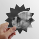 thumbnail image 1 of Perro animal de compañia la imagen gris Calcomanías solares de vinilo, 1 of 3