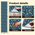 thumbnail image 5 of Marble StonePeel and Stick Wallpaper 23.6in x 9.8ft Blue Pebble Stones Glossy Finish Dark Contact Paper Vinyl Waterproof Self Adhesive Wall Paper for Bedroom Shelf Cabinet Renter Friendly, 5 of 8