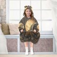 thumbnail image 7 of BZSMCE Wearable Blanket Hoodie Fashion Goldlight Butterfly Home Wear, 7 of 7