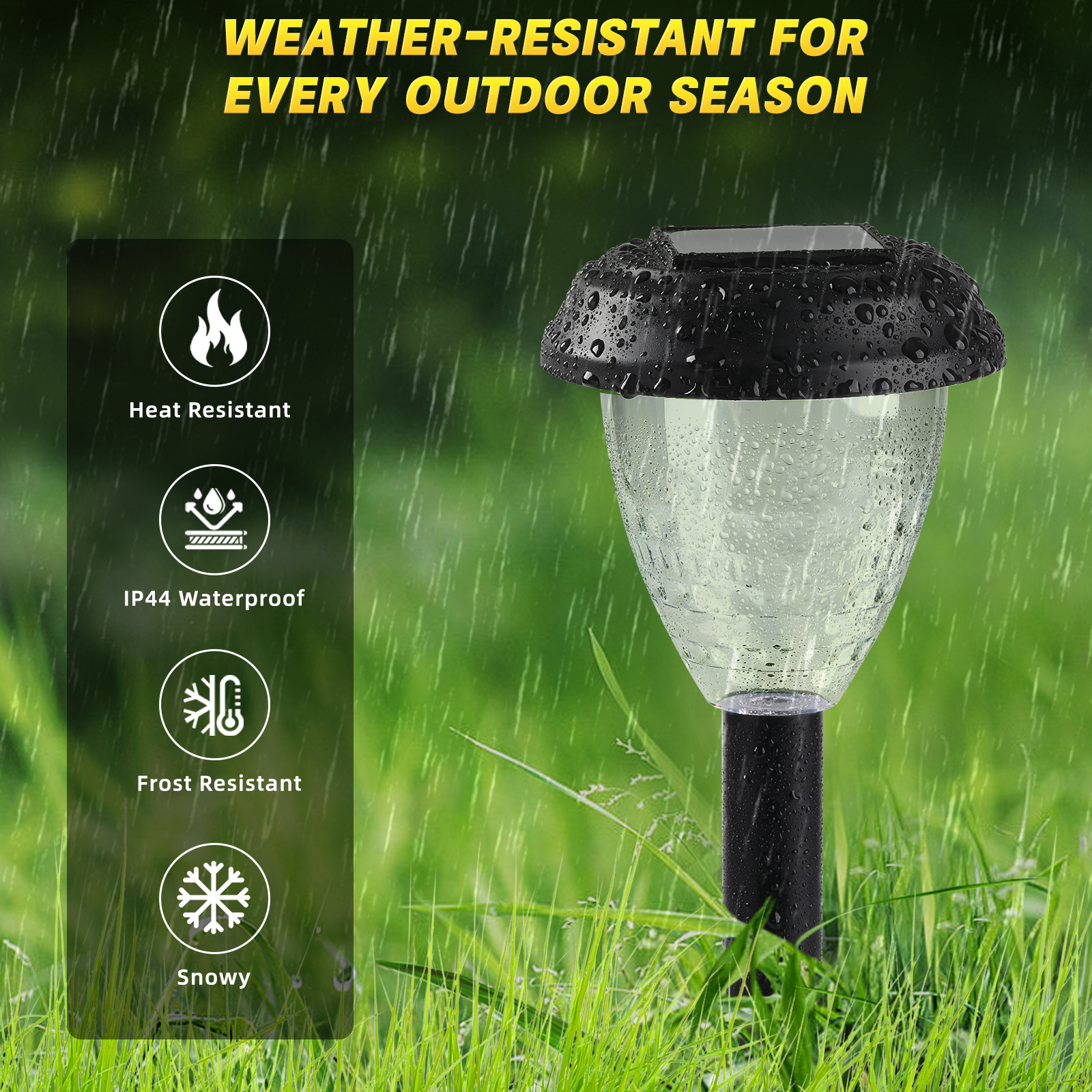 ExcMark Solar Pathway Lights 10-Pack Cool White photo 4