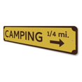 thumbnail image 4 of Camping Mileage Novelty Decor, Metal Wall Sign - 4x18 Inches, 4 of 4