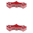 thumbnail image 4 of Yuarrent 4pcs Aluminum Alloy Skateboard Deck Protective Longboard  Gasket Part Rojo 2piezas, 4 of 6
