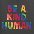 thumbnail image 6 of Wild Bobby, Be A Kind Human Positive Inspirational Slogan Inspirational/Christian Men Graphic Tee, Charcoal, Small, 6 of 6
