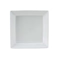 thumbnail image 2 of Tuxton FPH-0965 Porcelain White Embossed Square Plate, 2 of 3