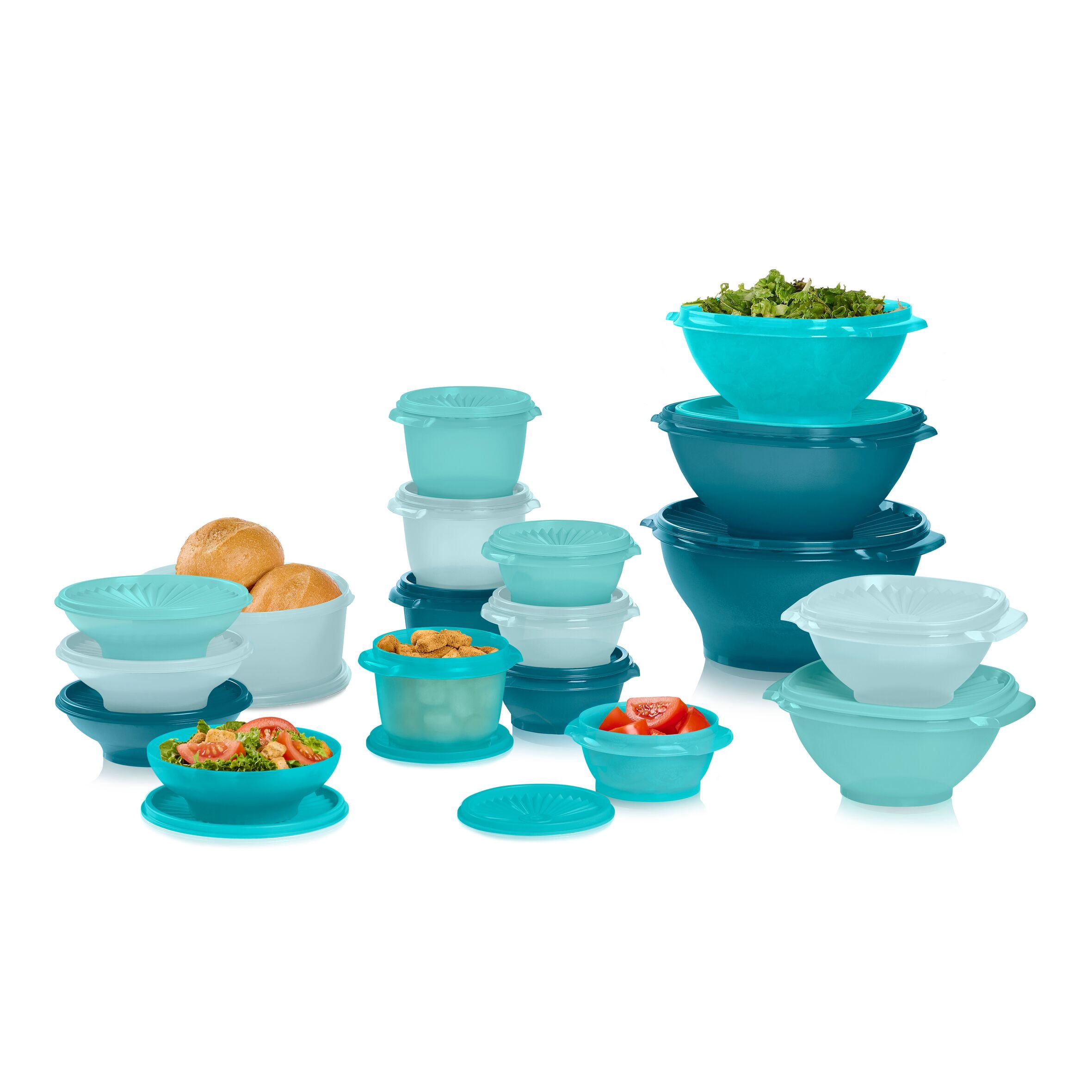 Tupperware Heritage 36 PC Set - Green