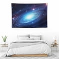 thumbnail image 4 of PRATYUS  Galaxy Tapestry for Bedroom Decor Outer Space Tapestry Wall Hanging Universe Decorations for Bedroom Trippy Fantasy Cosmic for Living Room College Dorm (60x40 Inch, Blue) 60x40in, 4 of 7