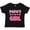 AB-Black, variant on Papas Girl Granddaughter Girls Toddler T-Shirt