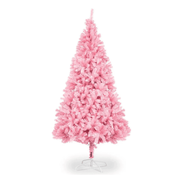 Árbol De Navidad 1.8m Decoración Navideña Moderna Belug, Rosa