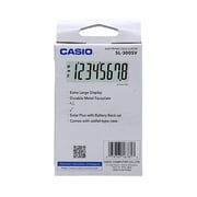 Casio 8-Digit Display Solar Wallet Calculator, Pink