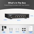thumbnail image 3 of Switch QNAP QSW-3205-5T de 5 puertos 10GBASE-T sin administración, 3 of 3