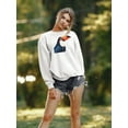 thumbnail image 2 of Exotic Toucan Sweatshirt Women -Annie Warren Designs, Female 5X-Large, 2 of 4