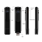 Body Camera HD 1080P Wearable Mini Pen Camera Portable Cop Pocket Cam Convert Video Recorder USB/One Key Fast Record Police Body Cameras for Home/Office